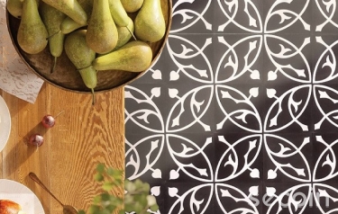 Encaustic cement tile